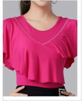 Tops de baile elegantes y modernos, graduación clásica TRE, street TRE con volantes, camiseta festival femenina Ustada Latina - details 4