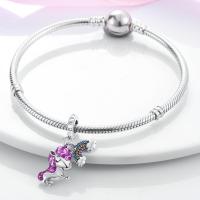 Pulsera de encanto S925 Plata esterlina 100% real con diseño de animales para mujeres joyería fina de cumpleaños regalo con piedra principal de zirconia y otros materiales naturales - details 12