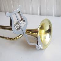 Clip de música de hoja de trompeta, soporte de abrazadera de Lyre, chapado de Metal para herramienta de trompeta de hueso - details 5