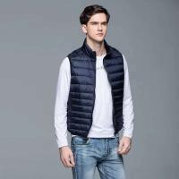 Puede empaquetar un chaleco de plumón de pato para hombre y mujer, clásico occidental, ultraligero y ligero - details 3