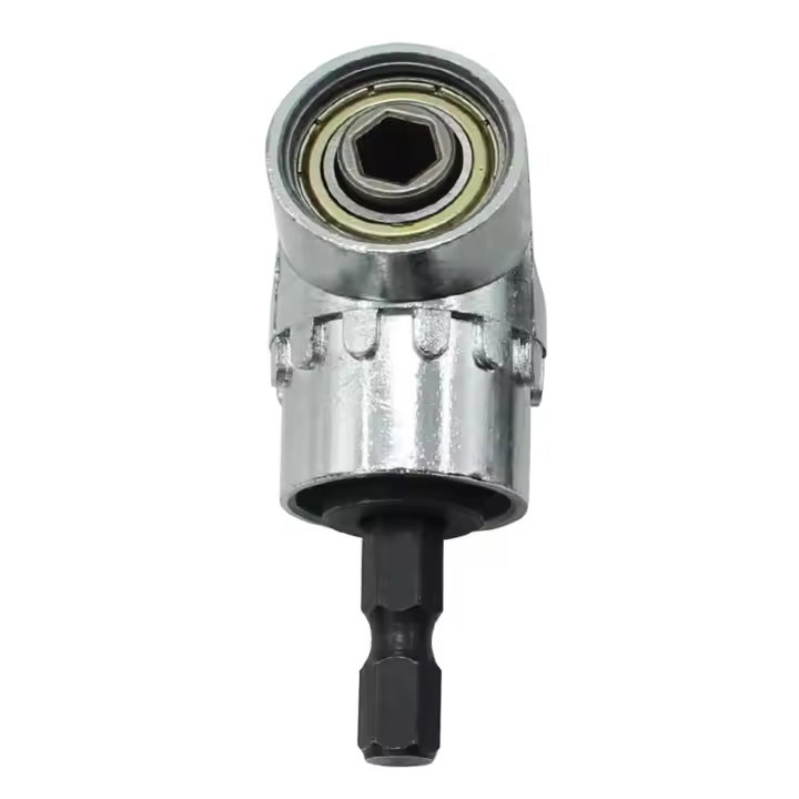 Llave de rosca ajustable de 105 grados con adaptador de bits hexales herramienta de rosca angle taladro - 1