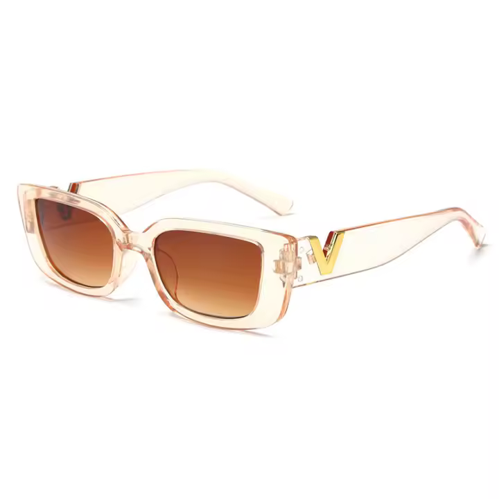 Nuevas gafas de sol coreanas de montura pequeña, gafas de sol femeninas, gafas de moda Hip Hop Box - 1