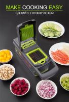 Cortador Multifuncional de Verduras con Cuchilla de Acero Para Batatas Frutas Pulpa de Carne Cortador de Queso Gadgets de Cocina - details 2