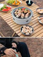 Parrilla redonda antiadherente multifuncional para uso doméstico para barbacoa de carbón - details 7