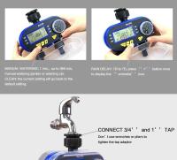 Controlador de riego de jardín con válvula solenoide, utilizado para dos temporizadores de salida electrónicos digitales en jardines y patios - details 3