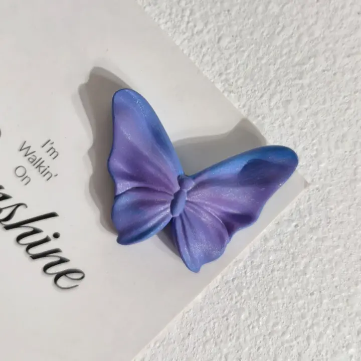 Exquisito difusor de Aroma para salida de aire de coche, decoración de Perfume, ambientador de mariposa, decoración de coche, no tóxico, hecho a mano - 1