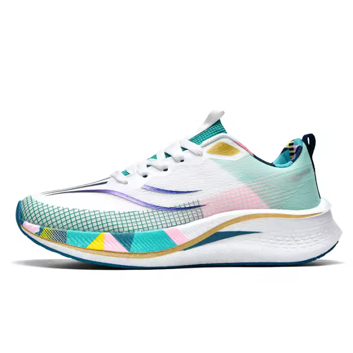 Zapatillas deportivas con suela de luz nocturna y placa de carbono – Running Rápido para estudiantes, maratón y competencia (35-45) - 1