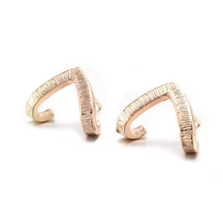 Pendientes De Estilo Punk Vintage Para Hombres Y Mujeres Triángulo Geométrico Unisex Joyería De Fiesta Cool Boys Metal - 1
