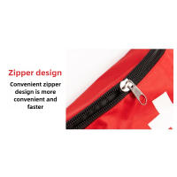 Riñonera de Primeros Ayudos Almacenamiento Médico en Bolsa Compacta Kit de Supervivencia para Rescate de Viaje Rojo - details 2