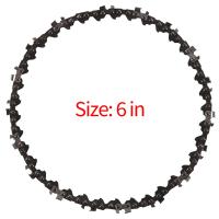 Mini Cadena de motosierra portátil de 5 piezas, 6 pulgadas, reemplazo de cadena de sierra guía - details 3