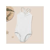 Leotardo de Ballet para Niñas Vestido de Baile de Gimnasia Cruzado en Espalda - details 4