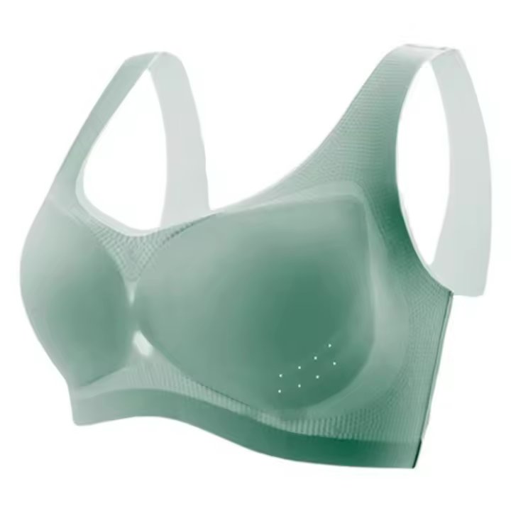 Sujetadores para dormir finos, suaves, cómodos, de uso diario, Bralette Invisible con almohadilla extraíble, cuello en V, Bralette - 1