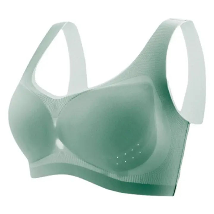 Sujetadores para dormir finos, suaves, cómodos, de uso diario, Bralette Invisible con almohadilla extraíble, cuello en V, Bralette - 1