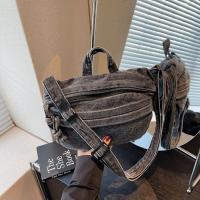 Bolso de mano de tendencia, bolso vaquero Retro, bolso para axila Y2K, bolso de hombro para chica picante, bolso cruzado, bolso vaquero lavado para niñas - details 5