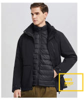 LNGXO Chaqueta de Down Impermeable Cálida para Invierno, Adecuada para Senderismo, Camping, Esquí - details 12