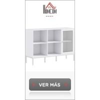 Mueble Auxiliar de Cocina Estante de 2 Cajones, 3 Puertas, Ajustable para Comedor Sala de Estar - details 10