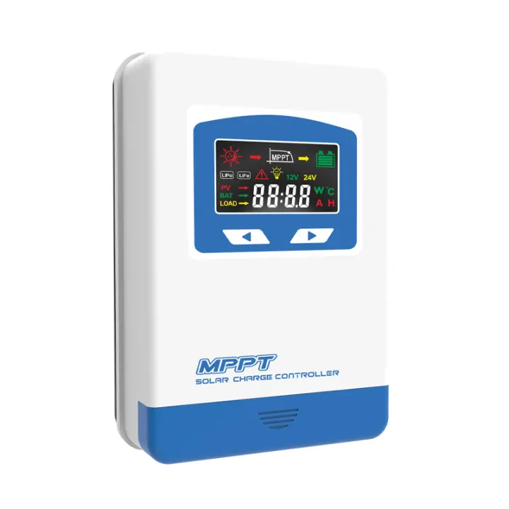 Anern Controlador Solar MPPT 40A 30A 20A 12V 24V con Pantalla LCD Regulador de Carga de Varios Modos Soporte para Sistema Solar - 1