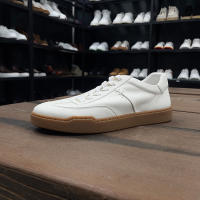 Zapatos hechos a mano con capa superior de cuero vacuno, zapatos blancos pequeños - details 3