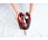 Bolsa de cosméticos de estilo coreano para mujer, bolsa de aseo impermeable, organizador de maquillaje, novedad de 2024 - details 11