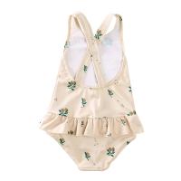 Chic Traje de Baño de Una Pieza Floral sin Espalda para Niñas Bikini de Bebé a Prueba de Sol con Sombrero Perfecto para Vacaciones en la Playa - details 11