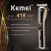 Kemei-cortadora de pelo eléctrica inalámbrica para hombres, máquina de corte de pelo de bebé recargable, herramienta de peinado Original, KM-418 - details 1