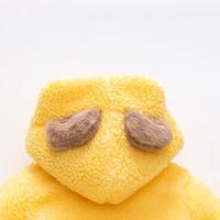 Abrigo bonito de invierno para bebé, ropa de dibujos animados con capucha de lana de piel Artificial para niño, suéter de osito de Color sólido cálido para niño - details 14