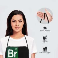 Babero personalizado Breaking Bad Time delantales hombres mujeres Unisex adulto Chef cocina Walter White Tablier cocina jardinería - details 195