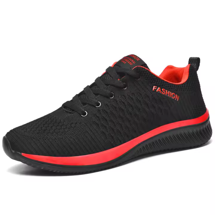 Zapatillas Deportivas Transpirables de Malla Zapatos Ligeros Antideslizantes Clásicos para Hombres - 1