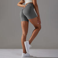 Hamidou pantalones cortos de Yoga para mujer, Shorts de Fitness para correr, ciclismo, transpirables, cintura alta, entrenamiento, gimnasio, Verano - details 55