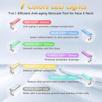 Equipo de Belleza Levantamiento y Decoloración del Hogar de las Líneas del Cuello Masajeador Reafirmante Facial Introductor de Microcorriente Cuidado de la Piel Facial - details 4