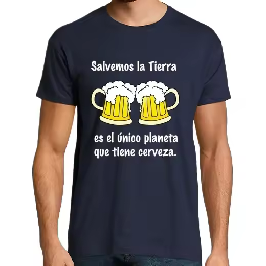 para cerveceros (letras blancas) Camisetas CERVEZA,Pack Regalo Camiseta Personalizada - 1