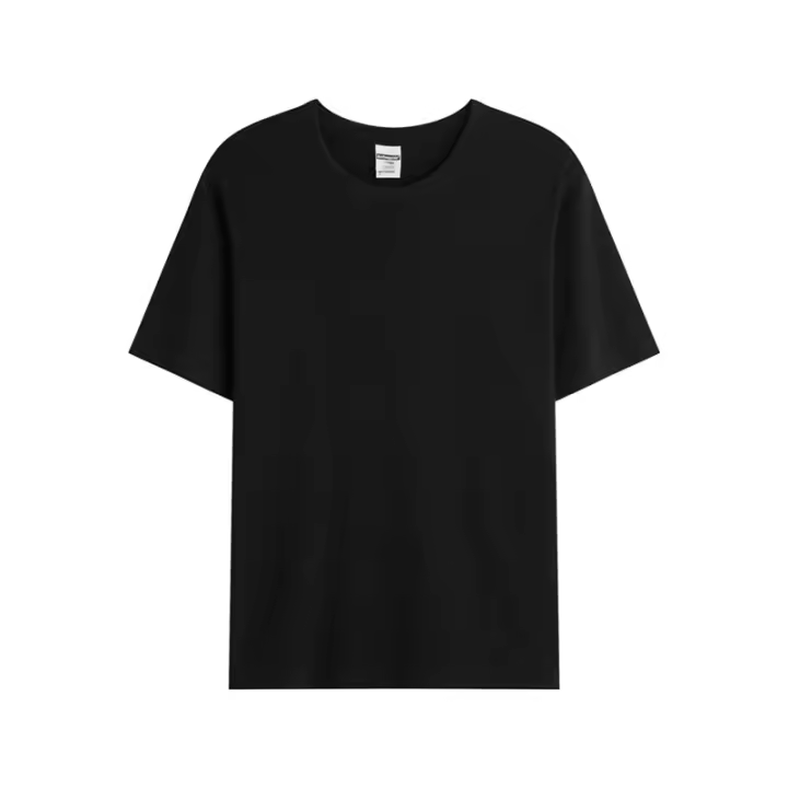 Deportes de verano ocio correr fitness transpirable negro mangas cortas - 1