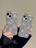 Funda de Teléfono 3D Flor Butterfly Adecuada para iPhone 15 Pro Max, 14 Pro, 11, 15, 1, 13, 12 - details 2