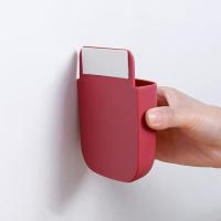 Soporte de Estante Control Remoto Organizador de Pared Caja de Perforación Sin Agujeros - details 7