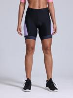 Pantalones cortos de ciclismo ONEO para mujer - Cintura alta, asiento absorbente de impactos, acolchado de silicona 3D, nailon/spandex transpirable, diseño de bloques de color para montar al aire libre, pantalones cortos de ciclista - details 4