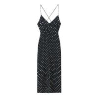 Vestido de Luna Retro Francés Falda Larga con Cintura Ajustada Estilo Americano y Europeo - details 4