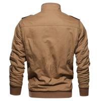 Chaqueta Táctica de Vellón para Hombres Abrigo de Trabajo al Aire Libre a Prueba de Viento con Múltiples Bolsillos para Otoño-Invierno - details 1