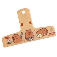 Capybara Clip de dibujos animados multiusos, materiales de aprendizaje, organizador, carpeta de almacenamiento Kawaii, suministros escolares, papelería para niños, regalo - details 0