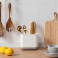 Escurridor de cuchara, cubo, palillos, cesta de tubo, soporte de almacenamiento de vajilla, estante organizador de cocina, caja de drenaje para palillos, estante para cubiertos - details 2
