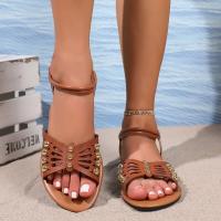 Sandalias de Mujer 2025 Estampado de Mariposa, Tallas 36-43, Estilo Playa Europeo, Calzado de Verano Ligero y Perfecto - details 13