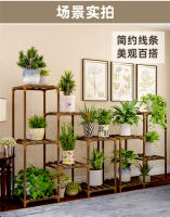 Soporte de plantas de madera para interiores y exteriores, estante de exhibición de plantas de escalera, estante de almacenamiento de plantas de balcón, soporte de estante de flores - details 4