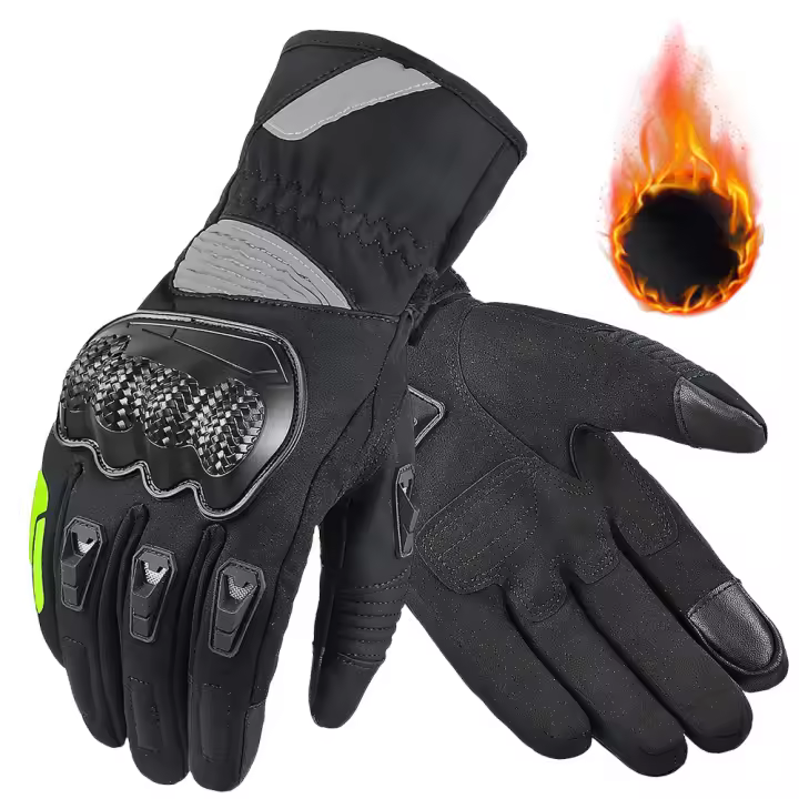 SUOMY-Guantes Térmicos impermeables para hombre y mujer, manoplas de invierno para Motocross, resistentes al viento, WP-06, 100% - 1