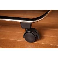 Servicio de cocina, almacenamiento, 2 estantes, 1 cesta de almacenamiento, con ruedas, cocina, sala de estar - Kitchen Wagon CW-005 - Marrón - details 3