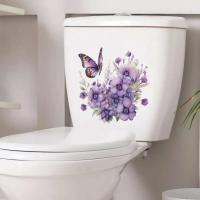 Pegatina de Pared Purple A32 Decoración de Baño, Inodoro, Sala de Estar, Gabinete - details 5