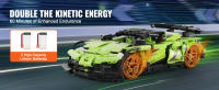 SucceBuy STEM Building Toys para niños, 2 en 1 461 PCS, juego de coche/robot RC, desata la creatividad y la diversión - details 3