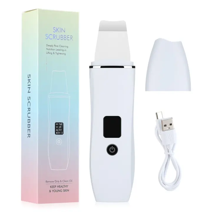 Limpiador Facial Ultrasónico EMS Herramienta de Cuidado de la Piel para Belleza para Quitar Puntos Negros y Refuerzar la Piel - 1