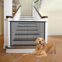 Vallas de barrera para perros, con gancho de 4 piezas, aislantes rojas para mascotas, escaleras y puerta - details 2