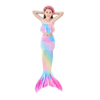 Traje de baño de cola de sirena para niños y niñas, bañador con Monofin - details 30