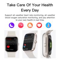 Reloj inteligente Q29 de 1,7 pulgadas para hombre y mujer, dispositivo deportivo con Monitor de temperatura y presión arterial, frecuencia cardíaca, Android e IOS, novedad - details 7