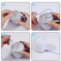 Luz LED de noche con Control remoto, luces de colores, recargable por USB, lámpara de mesita de noche para dormitorio, regalo para niños y bebés - details 5